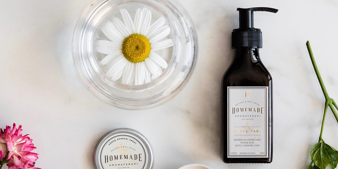 Doğal Yağlar ile Güneşten Korunma- Homemade Aromaterapi Doğal Yağlar ile Güneşten Korunma