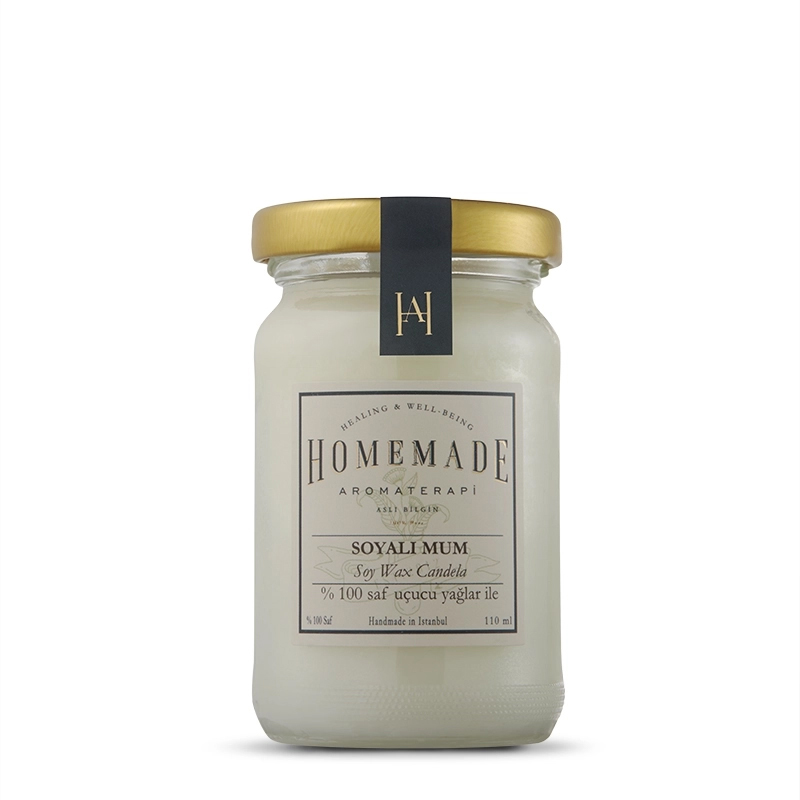 Patchouli & Lavanta Soyalı Mum (Küçük) - Homemade Aromaterapi Patchouli & Lavanta Soyalı Mum (Küçük)